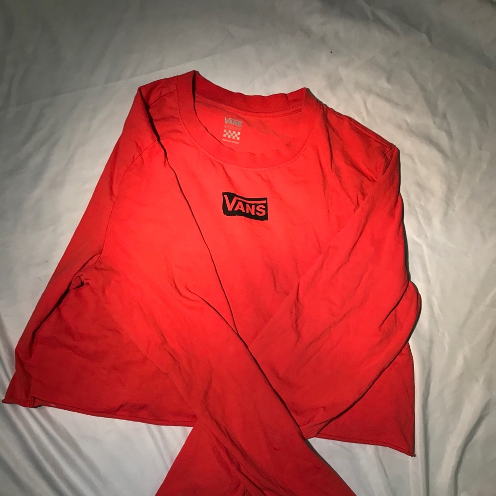 Cropped van Long sleeve t-shirt